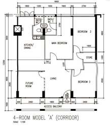 Blk 711 Jurong West Street 71 (Jurong West), HDB 4 Rooms #612684971